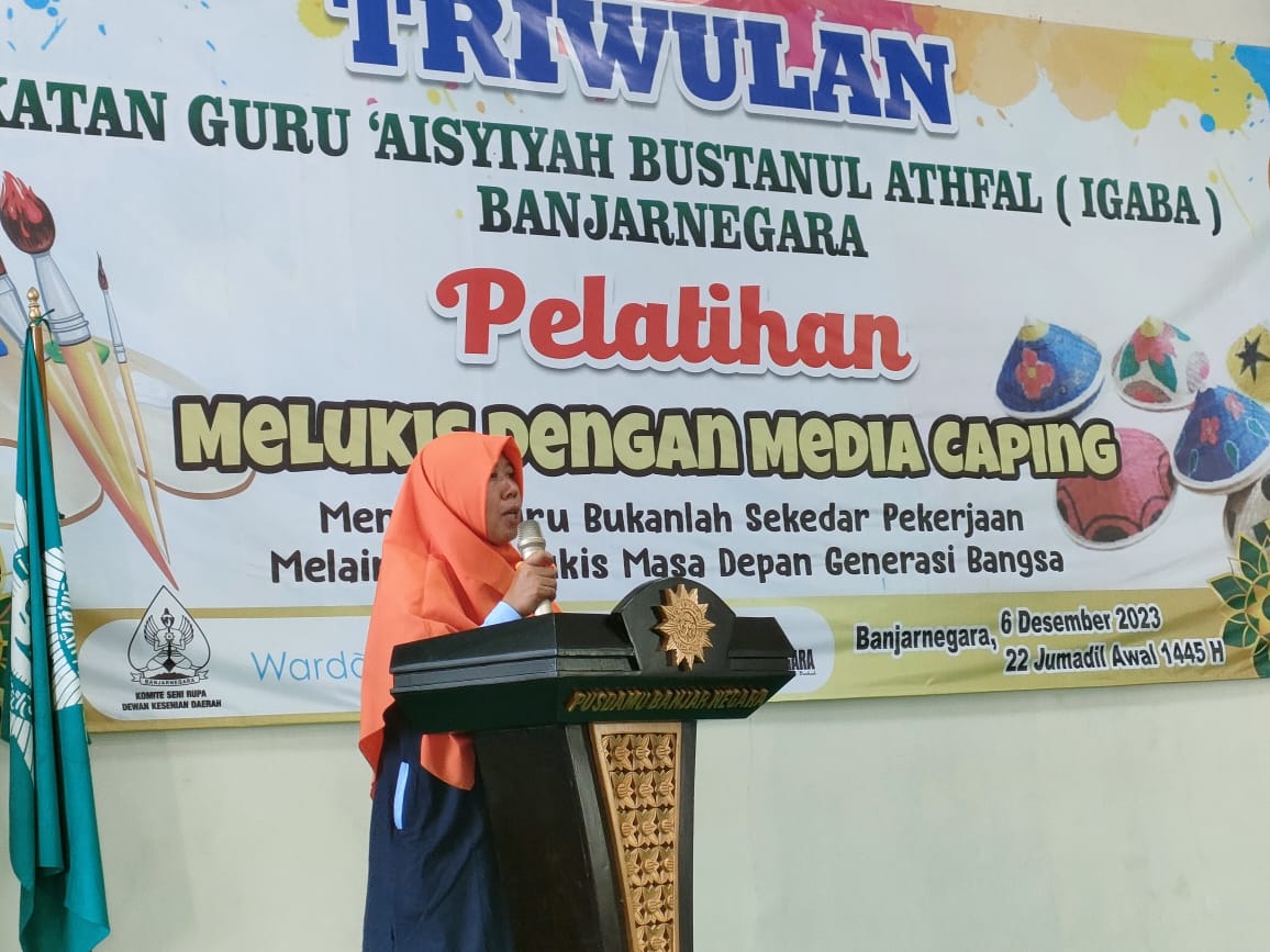 IGABA Banjarnegara Sukses Gelar Pelatihan Melukis Media Caping