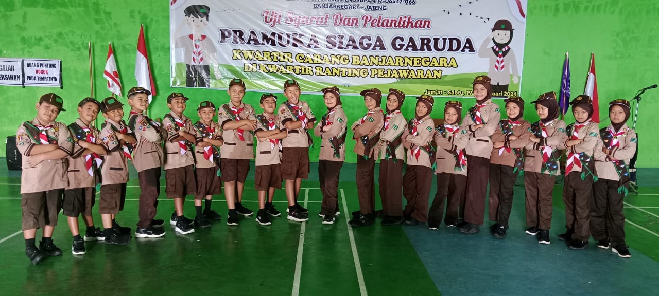 19 Nanda MI Muhammadiyah Penusupan  Dilantik Menjadi Pramuka Siaga Garuda