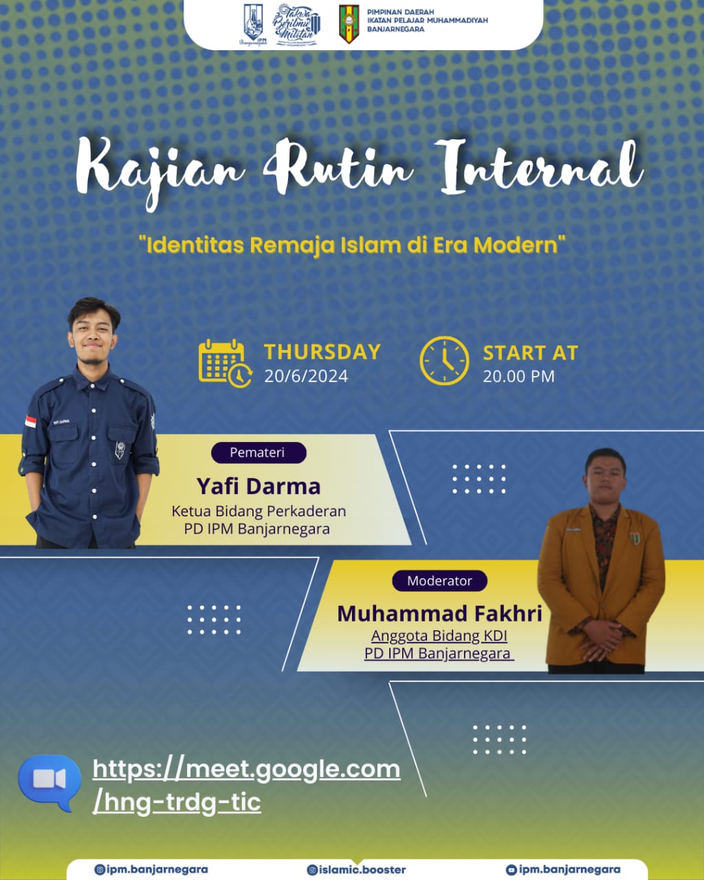 PD IPM Banjarnegara, Ajak Anak Muda Kuatkan Identitas Remaja Muslim di Era Modern