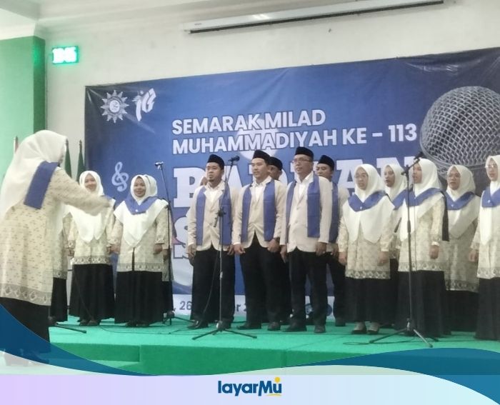 Oleh Mu`abas Anggota MT PCM Sigaluh dan Mahasiswa Sekolah Tabligh PWM Jawa Tengah di Banjarnegara (8) Lomba Paduan Suara PDNA Banjarnegara
