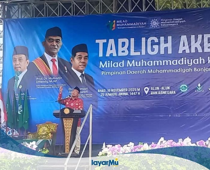 Tabligh Akbar Milad ke-113 Muhammadiyah: Prof. Muhadjir Tegaskan Kritik Dari Muhammadiyah kepada Pemerintah adalah Wujud Kepedulian Bangsa