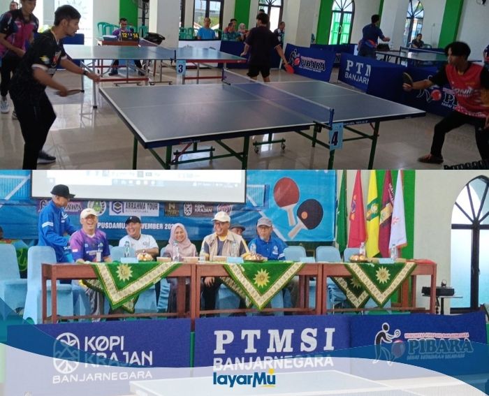 Semarak Milad ke-113 Muhammadiyah, Ratusan Warga Persyarikatan Ikuti Turnamen PingpongMu