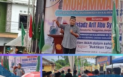 Pengajian Rutin Ahad Pon Karanggondang, Kalibening, Semarakkan Dakwah dan Galang Dana Pembangunan Masjid