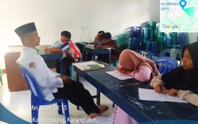 Ustaz Agus Triawan Ajak Santri Madin Karanganyar Belajar Bahasa Arab