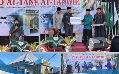Semarak Peresmian Masjid At-Tanwir: Ustaz Rifky Ja’far Tholib Kupas Kunci Kebangkitan Pasca-Bencana dan Rekonsiliasi Kader